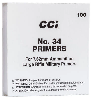 CCI #34 Large Rifle Military Primers