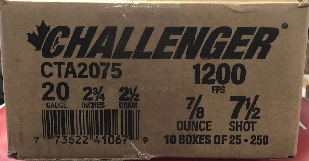 Challenger 20GA #7.5 7/8oz 1200fps  *CTA2075 - Image 2