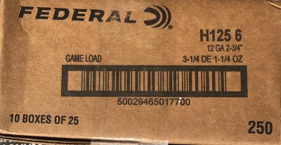 Federal 12ga 1-1/4oz #6 1220FPS *H1256 - Image 2
