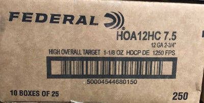 Federal HOA 12ga 1-1/8oz #8 1250FPS *HOA12HC8 - Image 2