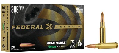 Federal Premium 308 Win. 175gr Sierra MatchKing BTHP