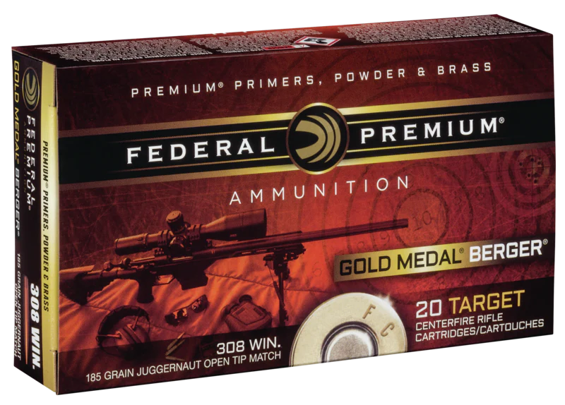 Federal Premium 308 Win 185gr Juggernaut OTM