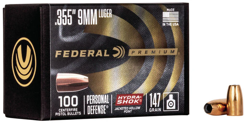 Federal Premium 9mm 147gr Hydra-Shok