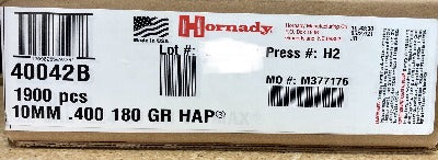 Hornady 10mm 180gr HAP - Image 3