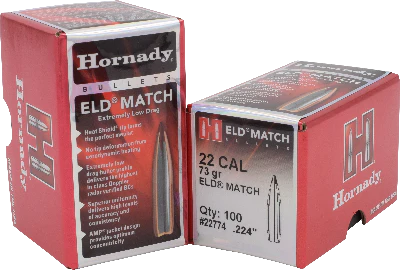 Hornady 22cal 73gr ELD-Match #22774