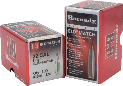 Hornady 22cal 80gr ELD-Match #22831