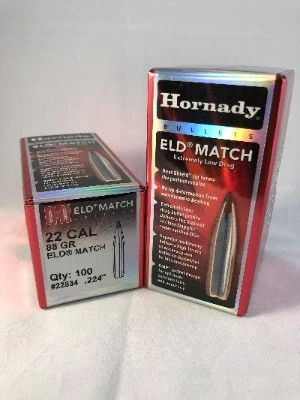 Hornady 22cal 88gr ELD-Match
