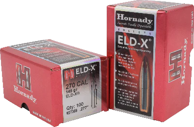 Hornady 270cal 145gr ELD-X #27356