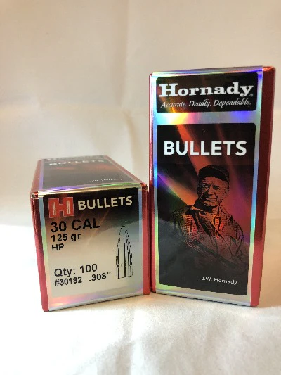 Hornady 30cal 125gr HP #30192
