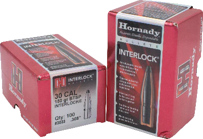 Hornady 30cal 150gr BTSP #3033