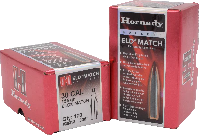 Hornady 30cal 155gr ELD Match #30313