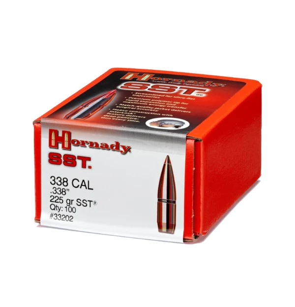 Hornady 338cal 225gr SST #33202
