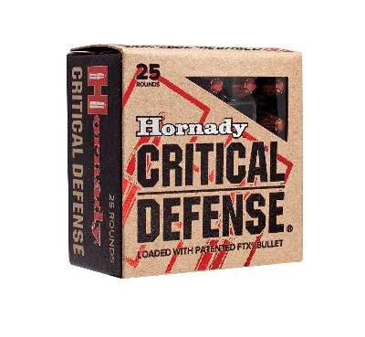 Hornady 380 Auto 90Gr FTX Critical Defense