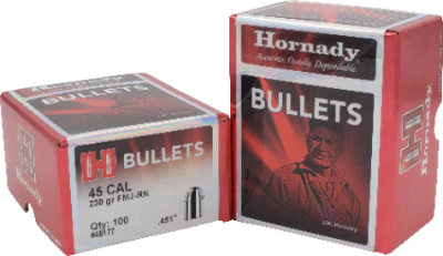 Hornady 45cal 230gr FMJ-RN #45177