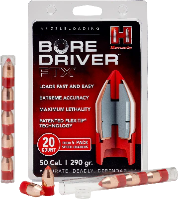 Hornady 50cal 290gr FTX - Bore Driver Muzzleloading