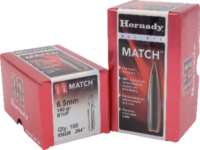 Hornady 6.5mm 140gr BTHP #26335
