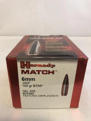 Hornady 6mm 105gr BTHP - Image 3