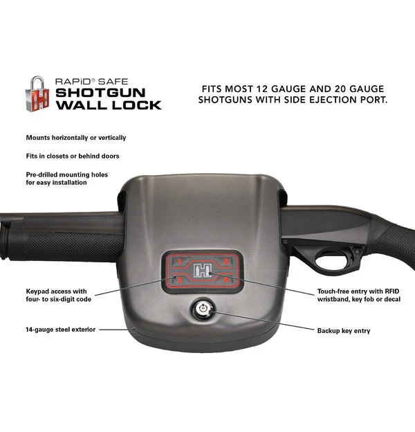 Hornady Safe Shotgun Wall Lock #98180 - Image 3