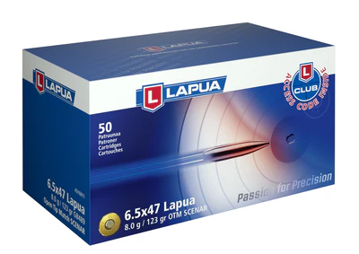 Lapua 6.5x47 Lapua 123gr OTM Scenar