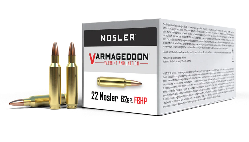 Nosler 22 Nosler 62gr HPFB Varmageddon