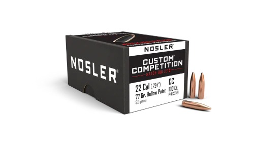 Nosler 22cal 77gr Custom Competition #22421