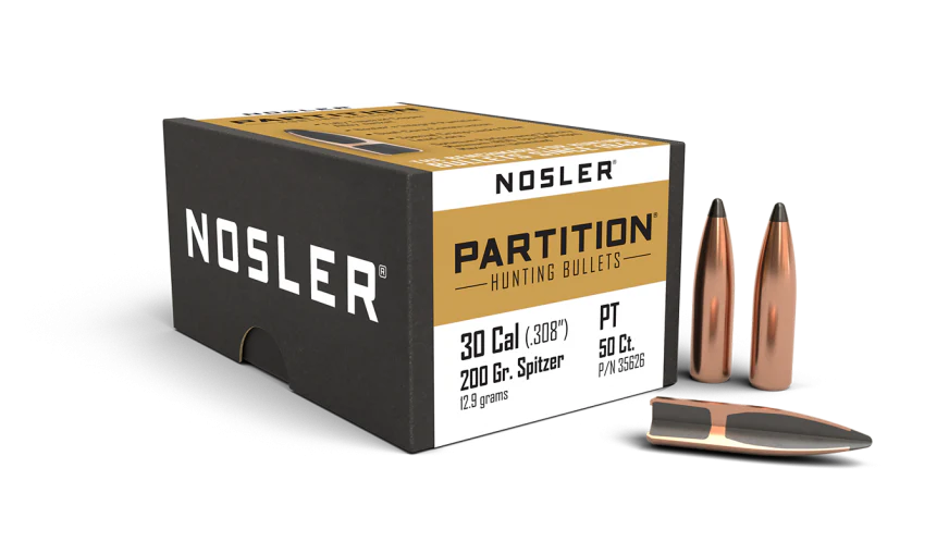 Nosler 30cal 200gr Parition #35626