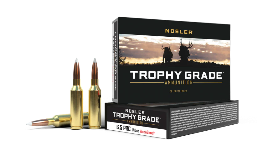 Nosler 6.5 PRC 140gr AccuBond Trophy Grade Ammunition