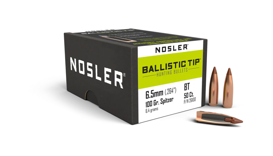 Nosler 6.5mm 100gr Ballistic Tip #26100
