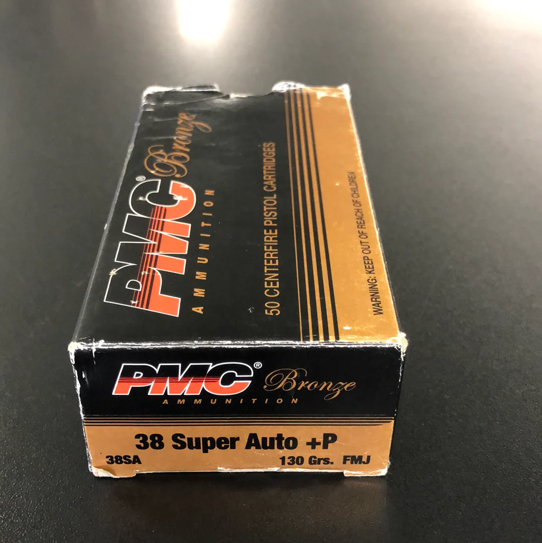 PMC 38 Super Auto +P 130gr FMJ