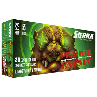 Sierra 223 Rem 55gr BlitzKing - Prairie Enemy