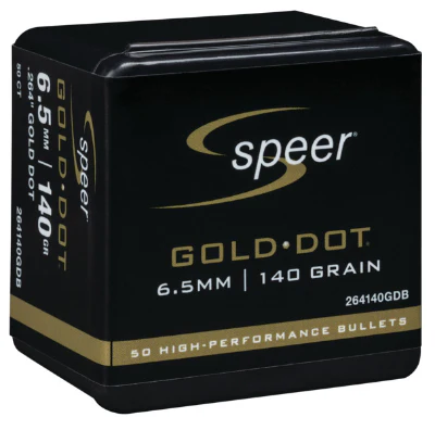 Speer 6.5mm 140gr Gold Dot Soft Point #264140GDB