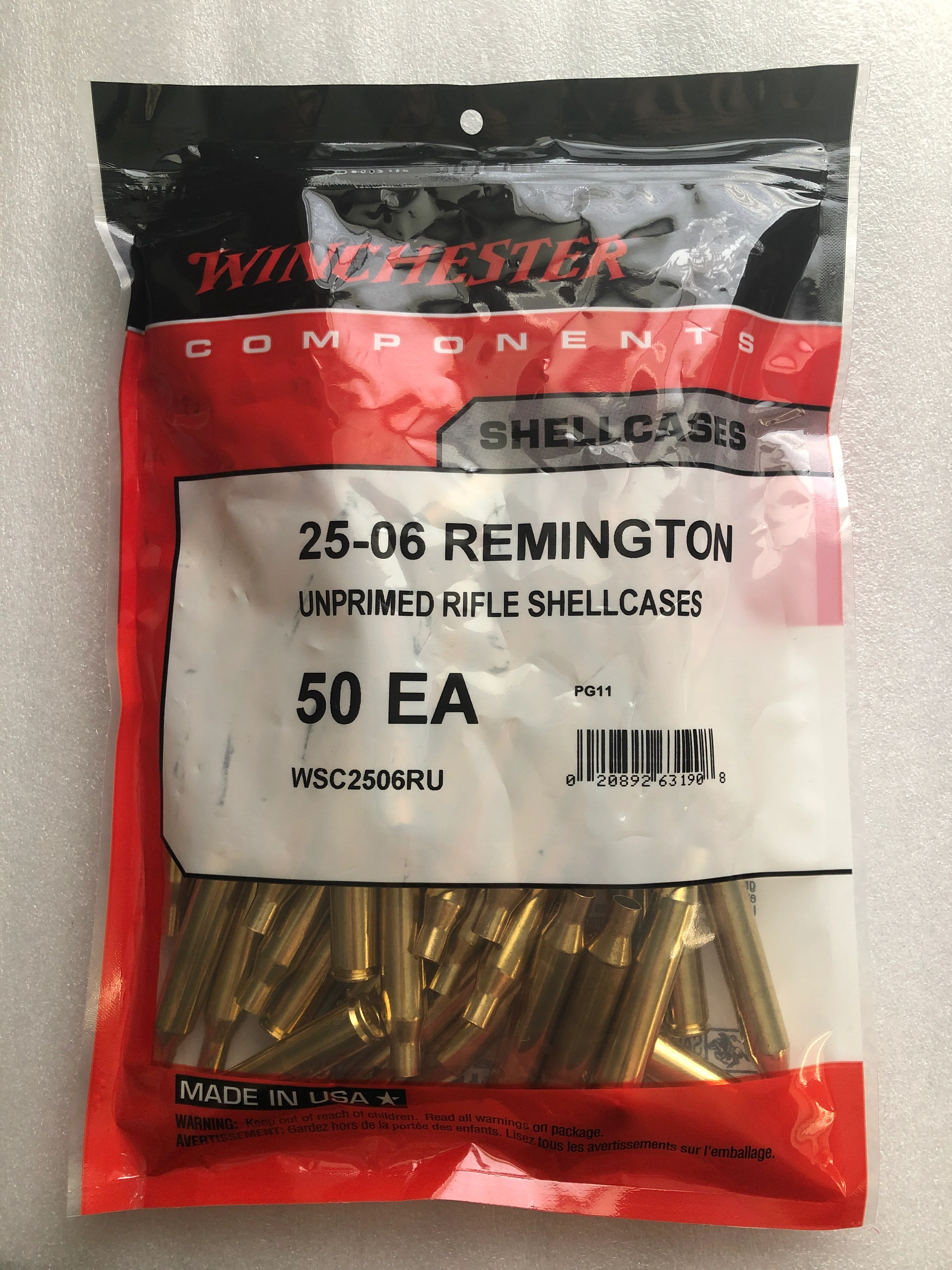Winchester 25-06 Remington Brass