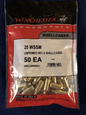 Winchester 25 WSSM Brass