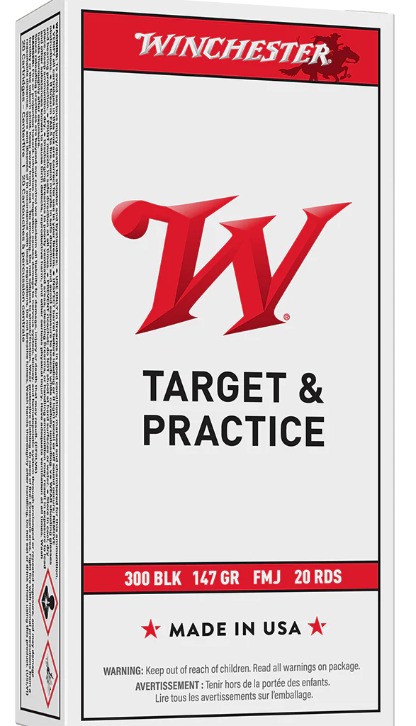 Winchester 300 Blackout 147gr FMJ #USA300B147