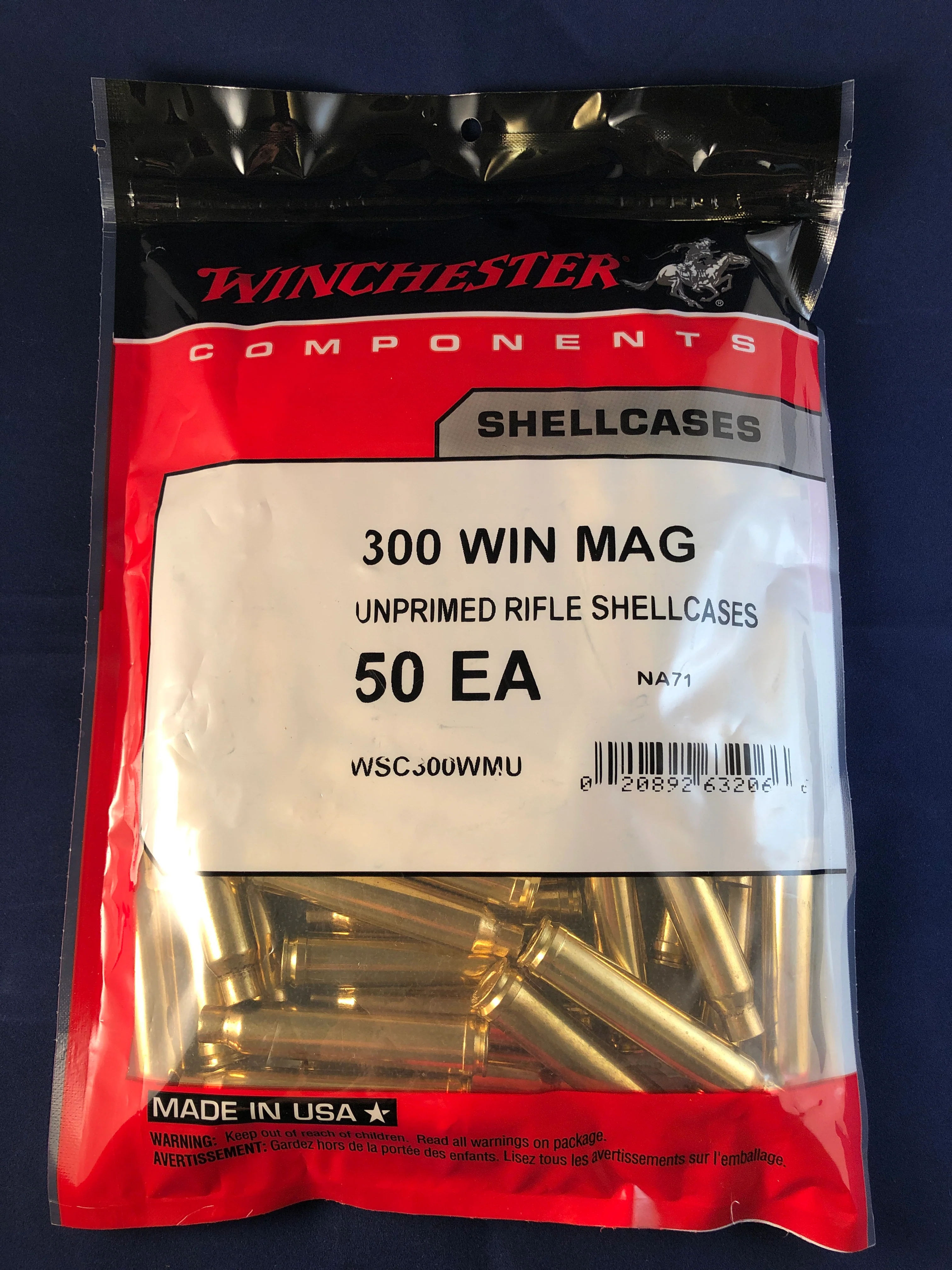 Winchester 300 Win Mag Brass