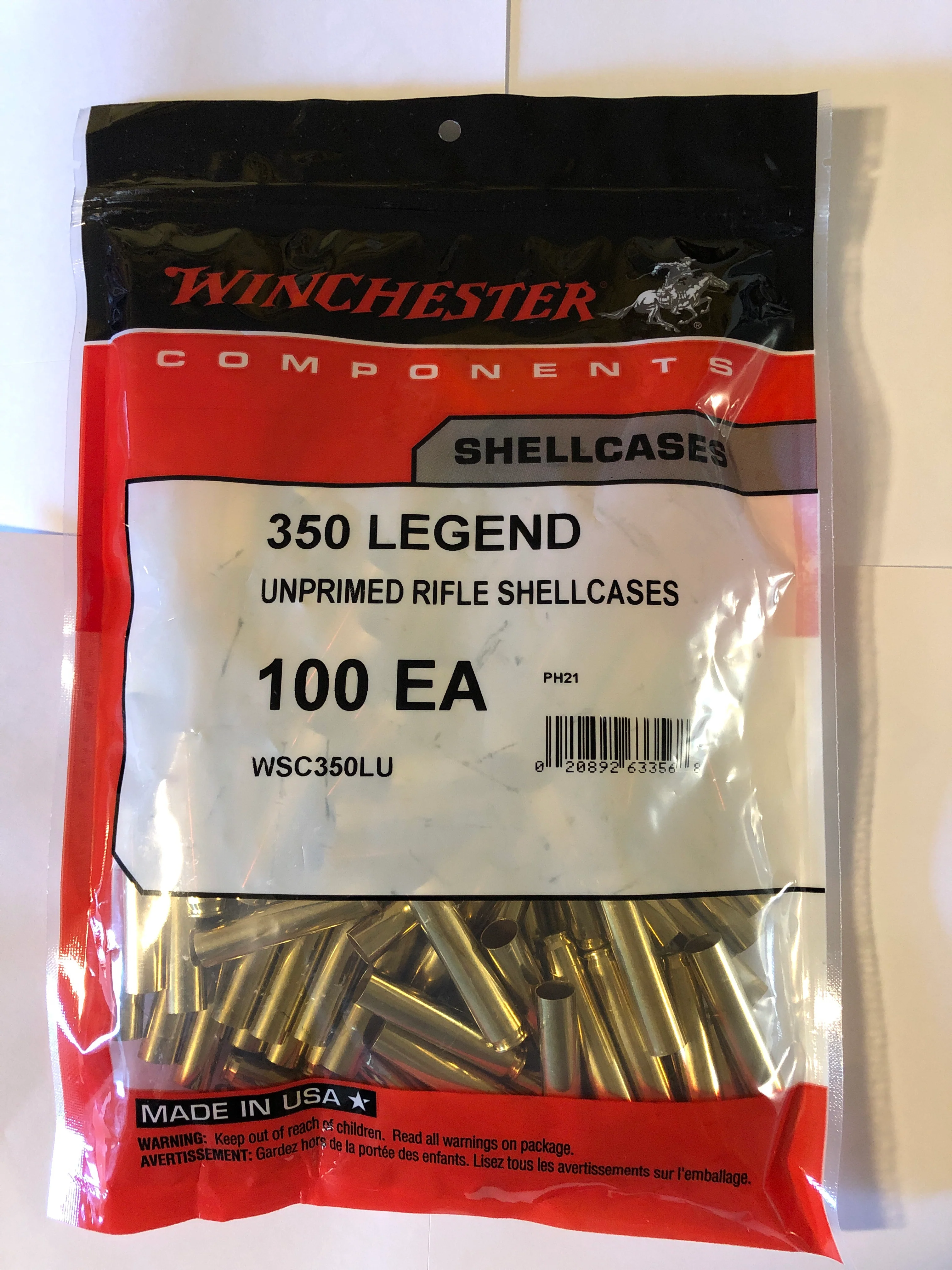 Winchester 350 Legend Brass