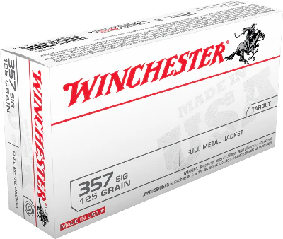 Winchester 357 Sig 125gr FMJ