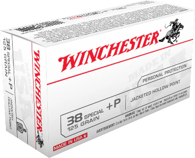 Winchester 38 Special +P 125gr JHP (50ct)
