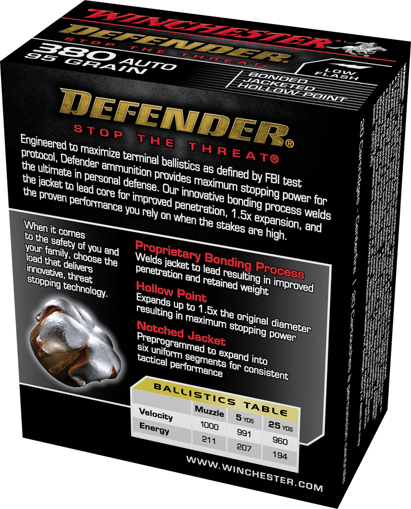 Winchester 380 Auto 95gr PDX - Image 2