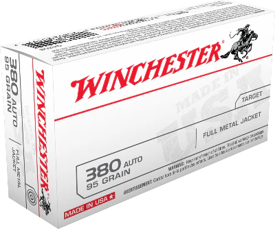 Winchester 380 Auto 95gr FMJ (50ct)