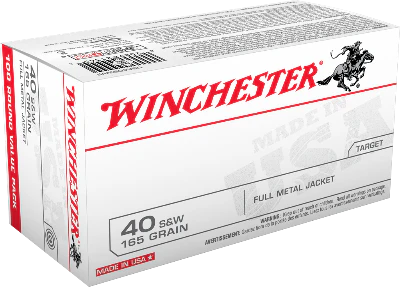 Winchester 40 S&W 165gr FMJ *Value Pack*