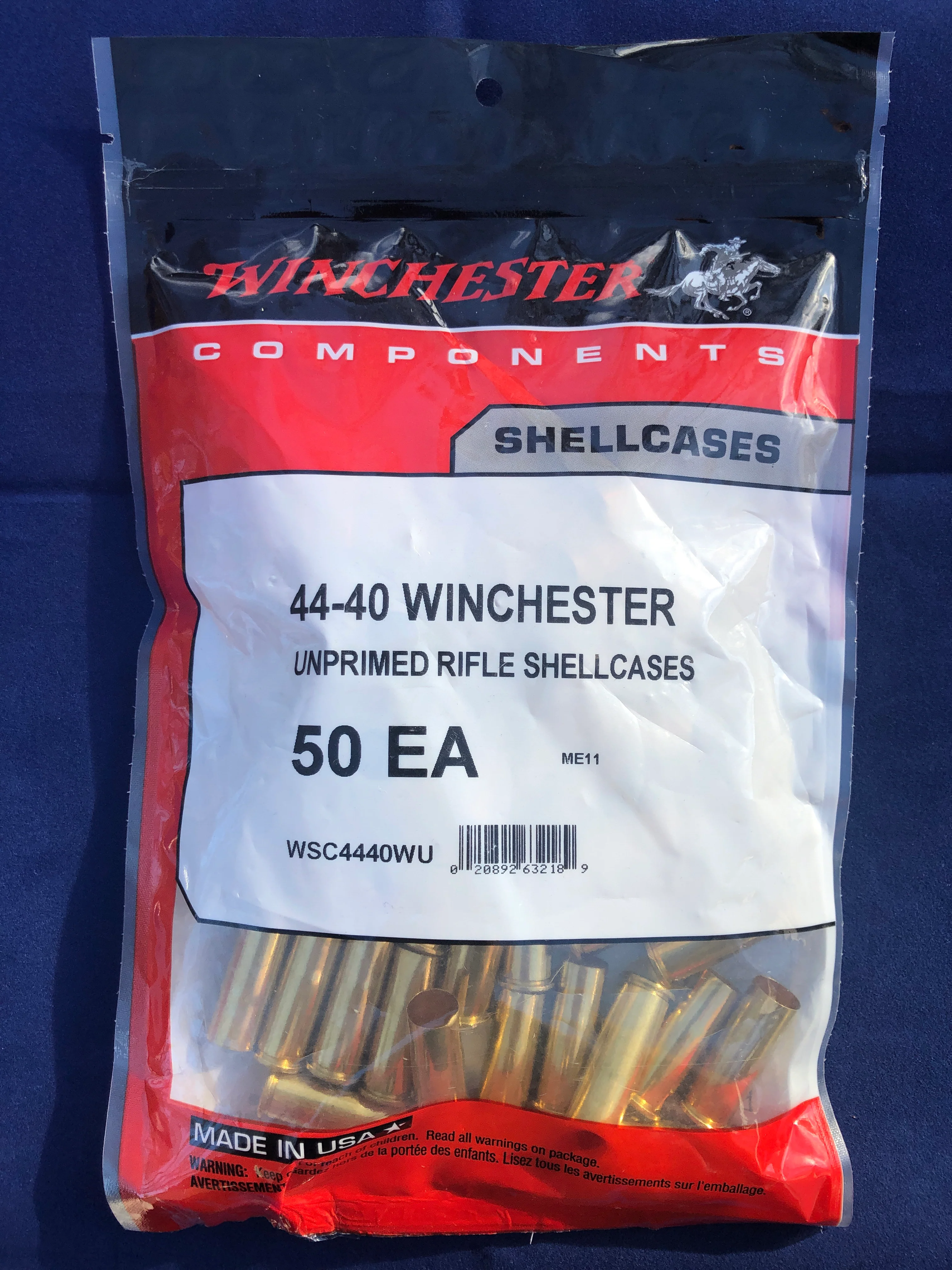 Winchester 44-40 Win Brass