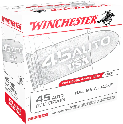 Winchester 45 ACP 230gr FMJ (200ct)