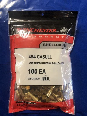 Winchester 454 Casull Brass