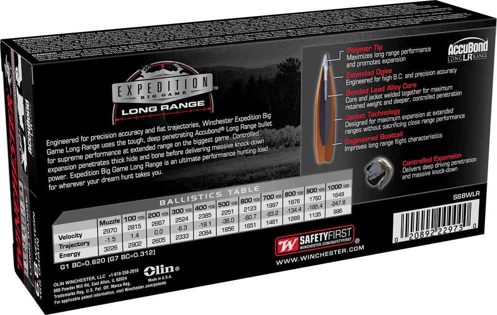 Winchester 6.8 Western 165gr Accubond - Image 2