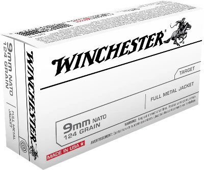 Winchester 9mm NATO 124gr FMJ